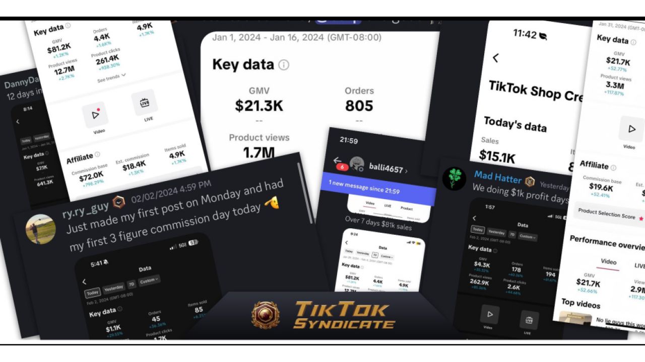 TikTok Syndicate – The Ultimate Guide to Paying Your Bills With TikTok Shop